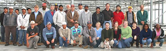 Group shot of Aaron's Creek staff